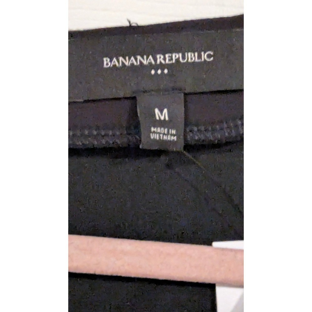 Banana Republic Womens Black Short Sleeve Sheath Ponte Dress Sz M Officewear NWT - Picture 3 of 7